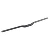 Bicycle Riser Handlebar Matt Black 3K Carbon Fiber Integrated Light