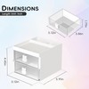DRQ Desk Organizer with 2 Drawers, Multi-Functional Pencil Pen Holder