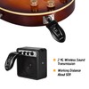 2.4G Wireless Guitar System Transmitter Receiver Built-in Rechargeable Battery 15-20m