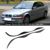 Carbon Fiber Headlight Eyebrows Trim Sticker Fits for E46 323i