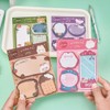 3 Pads Mini Reusable Small Sticky Note Pads Set 20