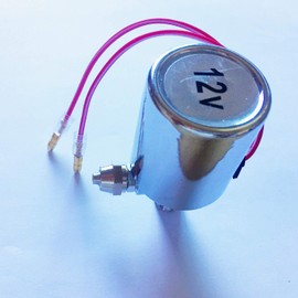 YIYIDA Air Horn Solenoid Valve Electric Control Valve Electric Horn Solenoid Valve 12 V Electronic Valves Electronic Control Valve The Electromagnetic Valve Silver Car Horn Solenoid Valve