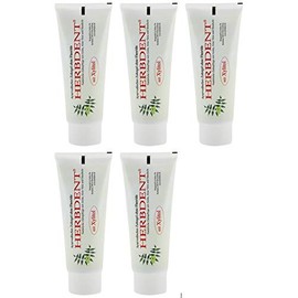 Herbdent Ayurvedisches Zahngel mit Xylitol - Ohne Flourid - 100% Vegan - 80 ML (5 x 80 ml)