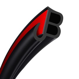 2 in 1 Car Door Seal Strip Car Weather Stripping Door Edge Guards Universal Self Adhesive Auto Door Soundproofing Anti-Collision Weatherstrip for Car Door Trunk (33Ft)