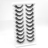 8D Fluffy False Eyelashes Wispy Natural 12mm Cat Eye Faux