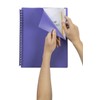 Marbig Refillable 20 Pocket A4 Display Book Purple