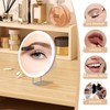 10X Magnifying Mirror with Lights, 6inch Makeup Magnifying Mirror 10X
