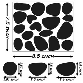 432 Dalmatian Spots for Kids Costume, Black Adhesive Felt Circles, Dalmatian Stickers, DIY Accessories, Party Supplies (24 Sheets)