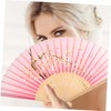 GRIRIW Classic Retro Chinese Folding Fan Set Bamboo Craftsmanship for