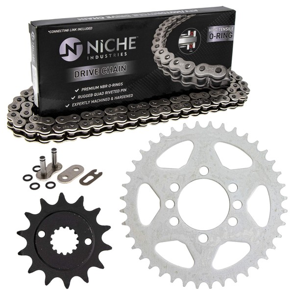 NICHE Drive Sprocket Chain Combo for Kawasaki KFX400 Front 14