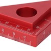 45/90 Degree Aluminum Alloy Angle Ruler High Accuracy DIY Woodworking