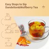 Vitavalor Natural Herbal Tea, 7 Ingredients, Dandelion Root, Wolfberry &