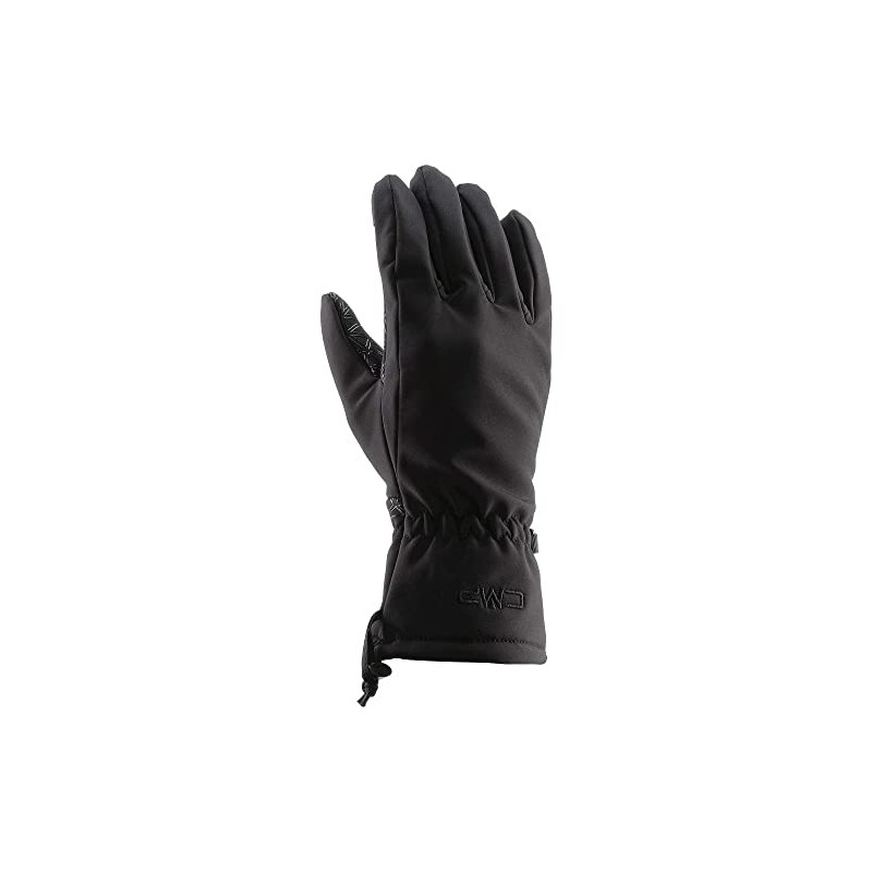CMP - Woman Softshell Gloves, Black, 8