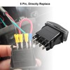 5 Pin Winch Switch Amber LED Light 710002052, Fit for