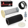 Air Filter Guide End Cap Kit Spark Plug Intake Manifold