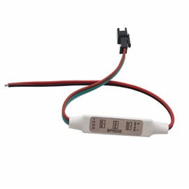 WS2811 WS2812B SK6812RGB Addressable LED Light Portable 3Key Mini SP002E Controller 600 Pixel DC5V DC12V DC24V
