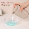 BosilunLife Khaki Soap Dispenser Set - 2 Pack 12oz Ceramic