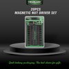 20-Piece Magnetic Nut Driver Set, Metric & SAE 1/4" Hex