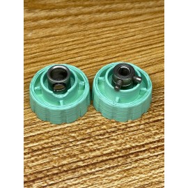 Green Left and Right Knob Replacements for Hermes 3000 Portable Typewriters