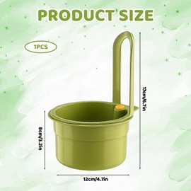 Drain Basket for Kitchen Sink, 12x17cm Sink Strainer Basket with Fine Mesh, Universal Fit Food Catcher for Most Standard Sinks, Durable Draining Basket