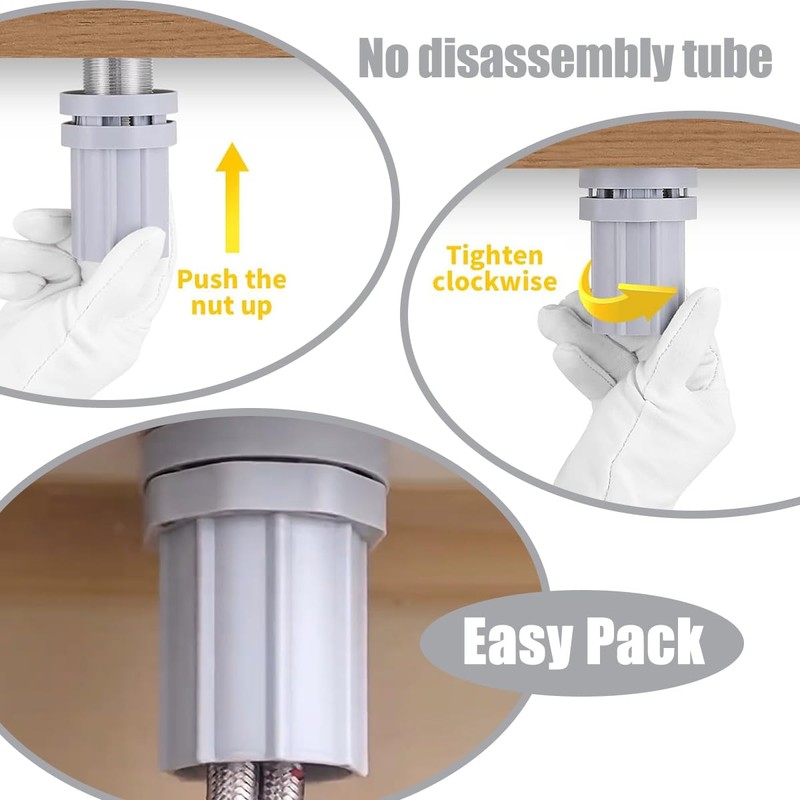 Faucet Coupling Nut, Faucet Fixing Tool Lock Nut Set, 1.26