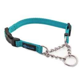 Max and Neo Stainless Steel Chain Martingale Collar - We Donate a Collar to a Dog Rescue for Every Collar Sold