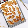Commercial Quality Baking Sheet Pan Set, Natural Stainless Steel Cookie