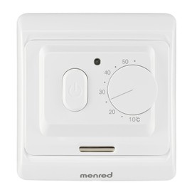 E71 Analogue Thermostat Flush-Mounted Room Controller for Electric Underfloor Heating & NC Actuators Easy Operation
