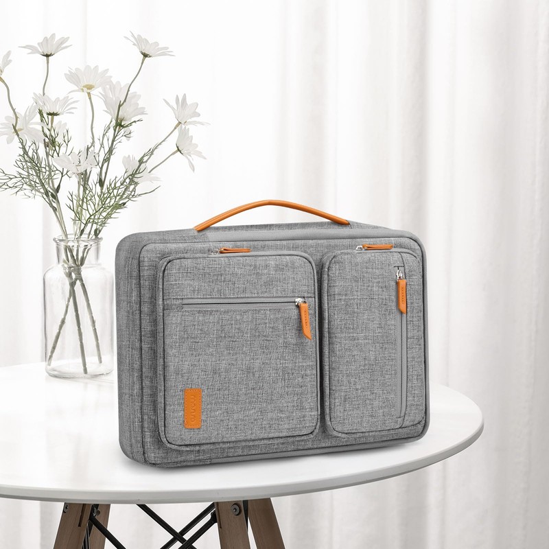 MOSISO Messenger Bag for Men Women, 15.6-16 inch Convertible Laptop