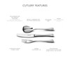 Robert Welch RW2 Bright Cutlery Coffee/Espresso Spoon, Set of 8.