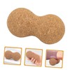 Beavorty Cork Massaging Ball Hand Exercise Small Peanut Ball for