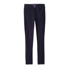 French Toast Girls' Super Stretch Skinny School Uniform Pants with Pockets, Navy Blue