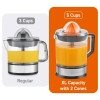 Elite Gourmet ETS740 BPA-Free Electric Citrus Juicer with 2 Cones,