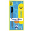 Paper Mate Kilometrico Bolígrafo Punto Fino, Negro, caja de 12