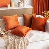 MIULEE Pack of 2 Decorative Velvet Throw Pillow Covers Soft