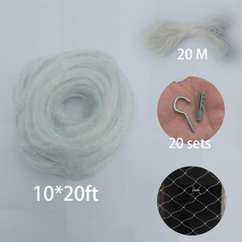 Cat Balcony Net Cat Anti-Fall Fence Net Dog Fence Nets Transparent Nylon Pet Mesh Fence Anti-Fall Netting for Balcony Window Stairs Netting for Balcony Window Stairs（1020ft, 10 * 20ft
