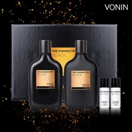 [LG Household & Health Care] Bonin The Character Black Men’s Basic Cosmetics 2 types (1 skin lotion 1 lotion) / [LG생활건강]보닌 더캐릭터 블랙 남성기초화장품 2종기획(스킨1로션1
