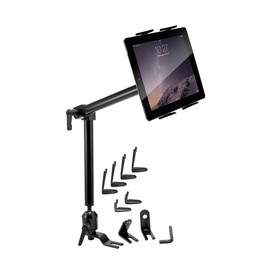 ARKON Mounts - Car Seat Rail Tablet Mount and Holder | Heavy-Duty for Car/Truck | Adjustable Angle & Height | Easy Installation & Removal | 22-inch Arm for Enhanced Accessibility & Convenience