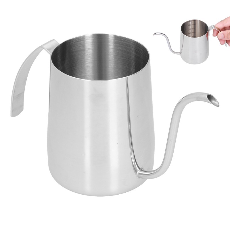304 Stainless Steel PTFE Coffee Kettle with Inner Scale Thickened