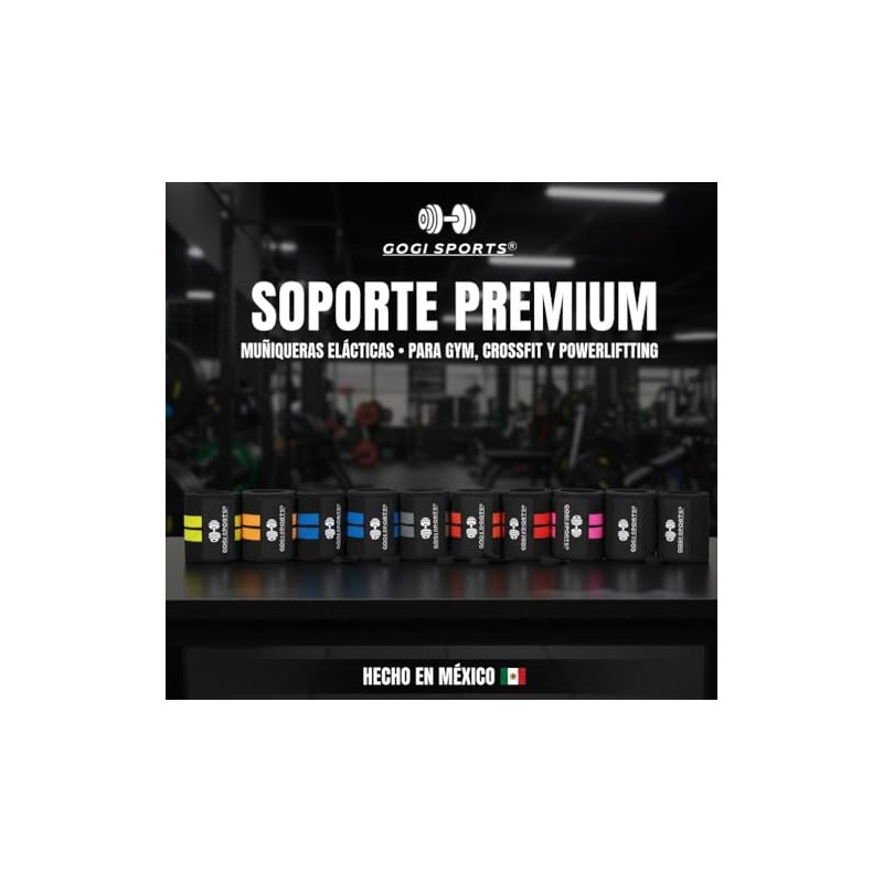 Kit Vendas Para Rodilla Knee Wraps + Coderas +muñequeras Gym