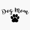 Dog Mom Waterproof Vinyl Window Bumper Sticker Decal 5"