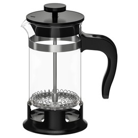 Ikea UPPHETTA coffee/tea maker, 0.4 l, glass/stainless steel
