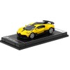 PosterCars - 1:64 Scale Bugatti Divo Jaune Soufre Yellow Hypercar