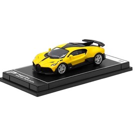 PosterCars - 1:64 Scale Bugatti Divo Jaune Soufre Yellow Hypercar League Collection No.19