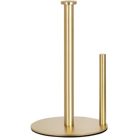 OBODING OBODING Gold Countertop Paper Towel Holder, Stainless Steel, Modern Kitchen and Bathroom Organization