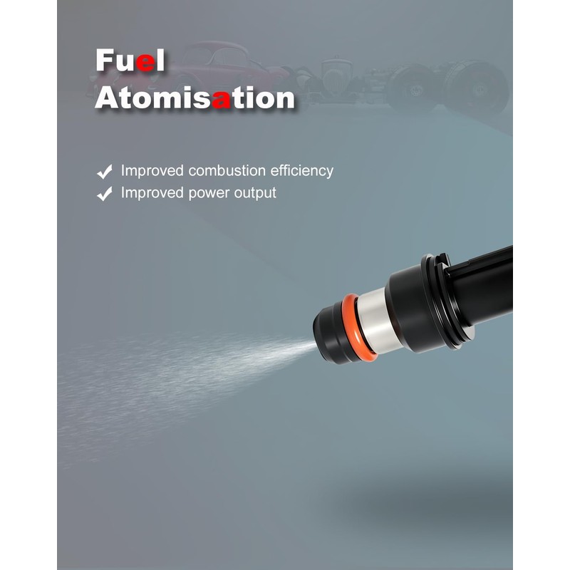 Amblee 5-Count Fuel Injector Compatible with 2004-2007 Chevy, GMC, Isuzu,