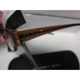 GEOFFREY BEENE EYEGLASS FRAMES Style  ESCAPADE in BROWN  50-17-135 W/ Case