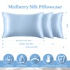 100% Pure Silk Pillowcase for Hair and Skin, Both Sides