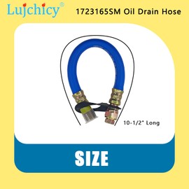1723165SM Oil Drain Hose Compatible with B-ri & S-tra Series 29, 30, 35 & 38 40, 44 & 49 54-61 Engines Fits various Briggs & Stratton models(1pc)