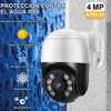 ZINKER Camara Seguridad Exterior WiFi 4mp 2K, 2560 x 1440,